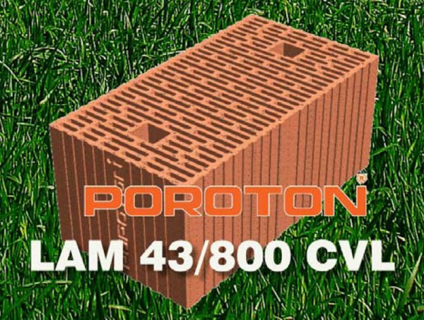 blocco POROTON LAM 43/800CVL